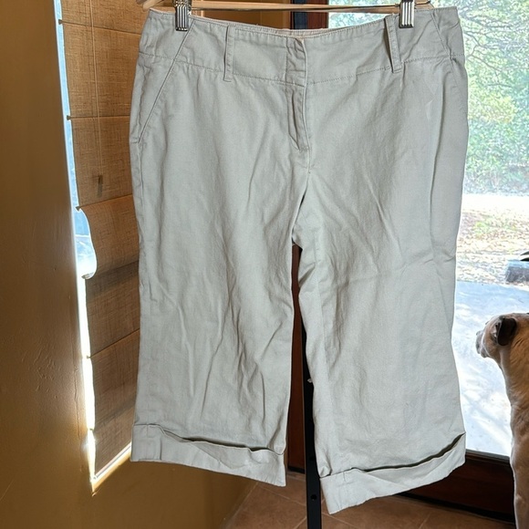 MICHAEL Michael Kors Pants - MICHAEL Michael Kors Women's Capri Tan Cuffed Pants Size 10